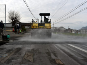 市道出作野田線舗装工事