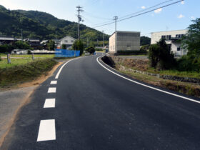 市道内野々線舗装工事(夜間)