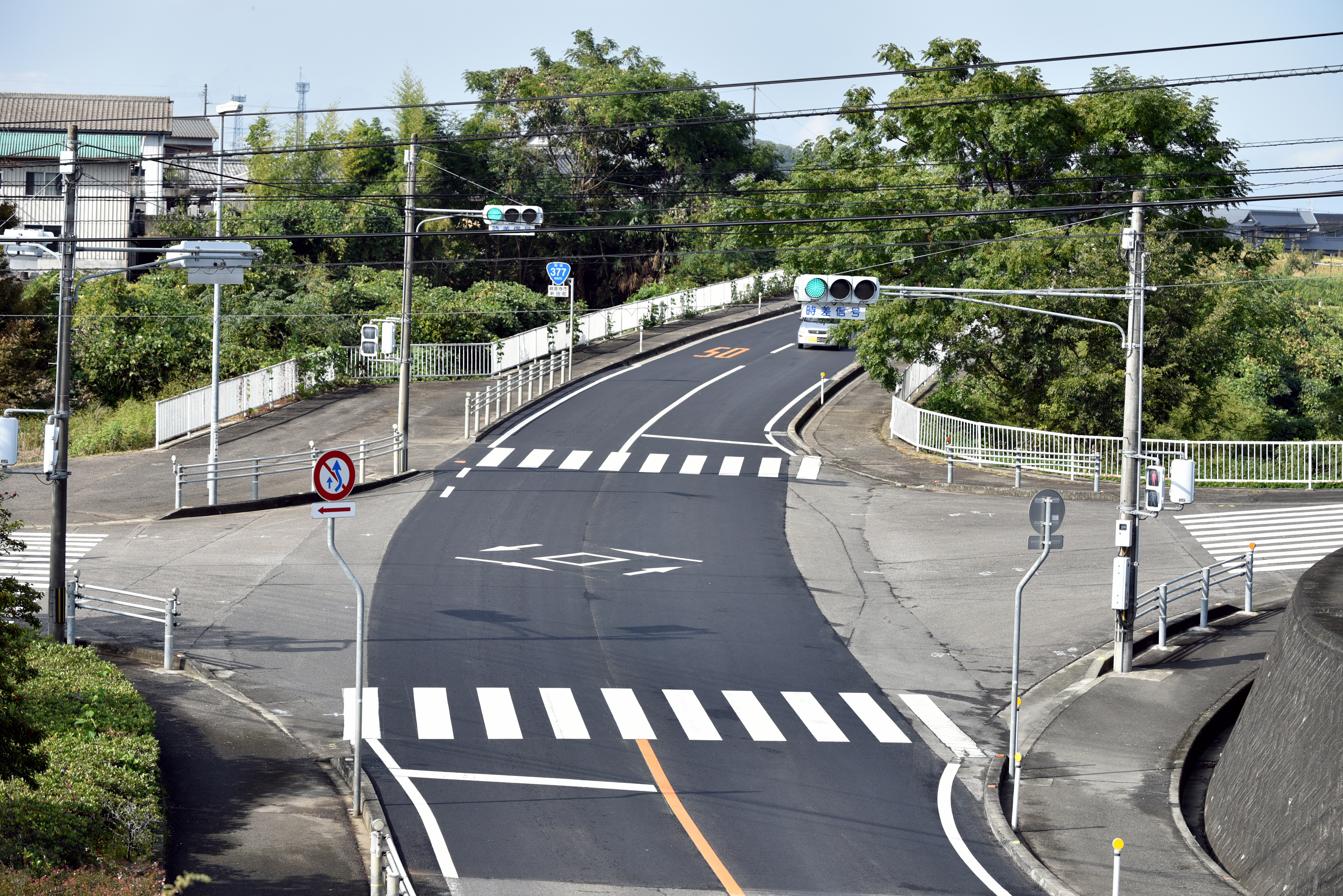 西道維第38号国道377号道路維持修繕工事(舗装工)(夜間)